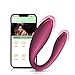 YcsLust G-Punkt-Vibrator mit Smartphone-App-Steuerung Doppel Headed Vibratoren mit 10 Vibrationsmodi Tragbarer Klitoris-G-Punkt und Vaginal-Sexspielzeug,Sexspielzeug FüR Frauen Paare (APP-Steuerung) tragbarer günstig Kaufen-YcsLust G-Punkt-Vibrator mit Smartphone-App-Steuerung Doppel Headed Vibratoren mit 10 Vibrationsmodi Tragbarer Klitoris-G-Punkt und Vaginal-Sexspielzeug,Sexspielzeug FüR Frauen Paare (APP-Steuerung)