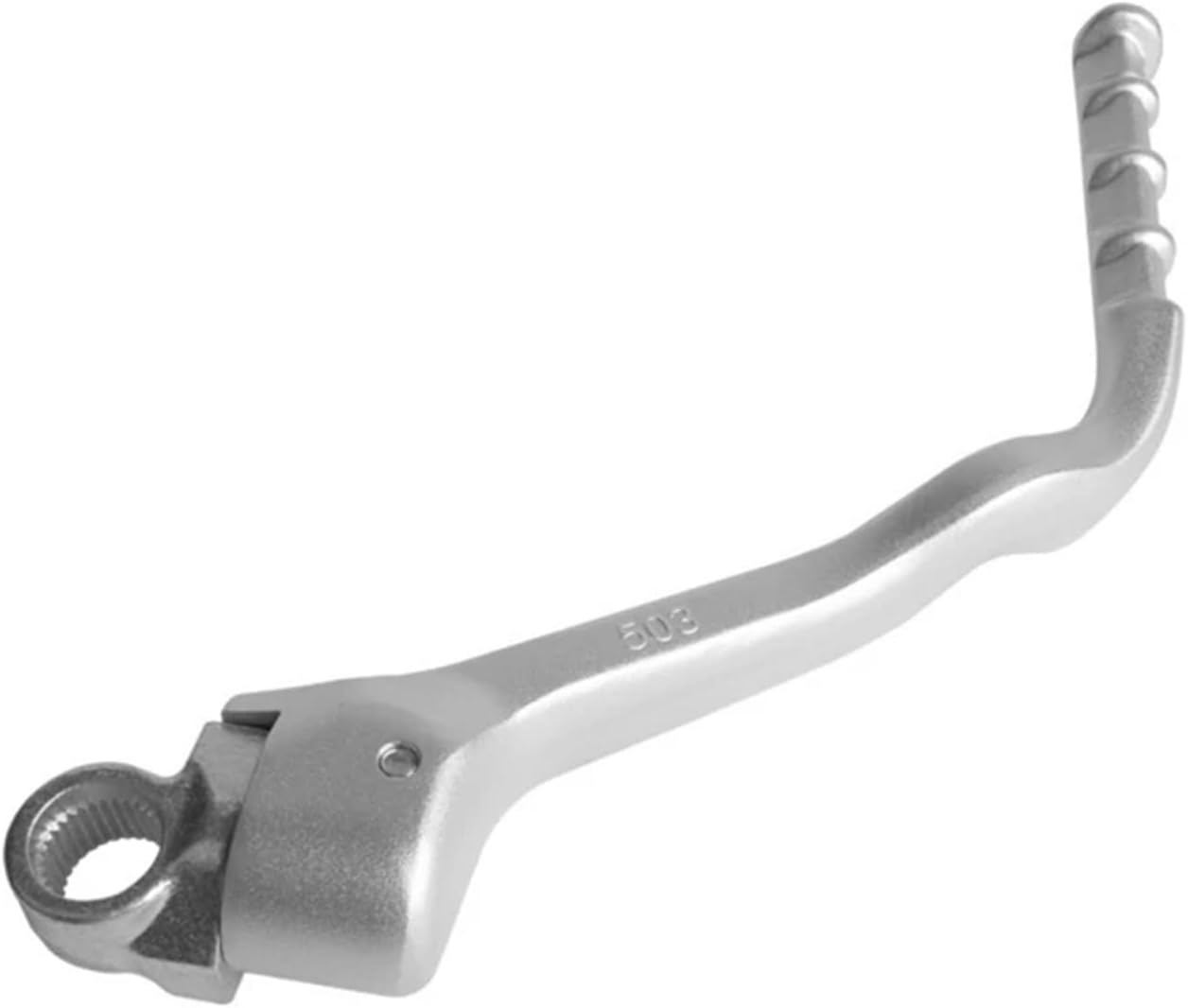 Galvanized Joint Kick Starter Lever Engine Starter Pedal Aluminum Kick Lever Pedal Arm 270mm Length 250SX 250X(Silver)