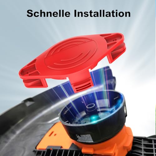 Rivershine CMZST065 Replacement Trimmer Blades Head and CMZST065 Replacement Trimmer Spool Compatible with Craftsman Trimmer CMCST900 CMESTA900 CMESTE920(1+ 10+ 4+ 4)