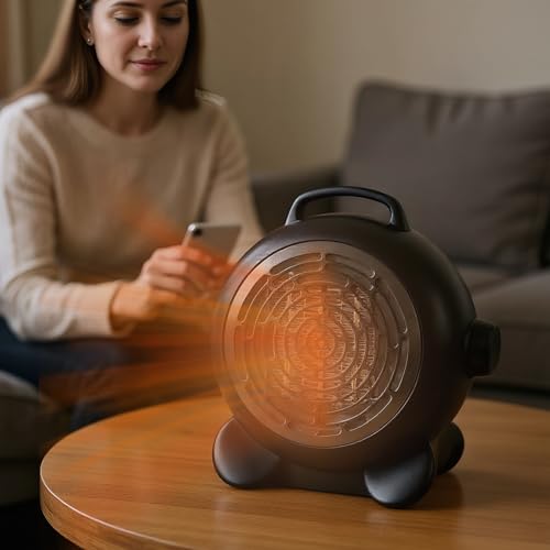 Ventilateur et chauffage électrique réglable à 3 niveaux de puissance - 8