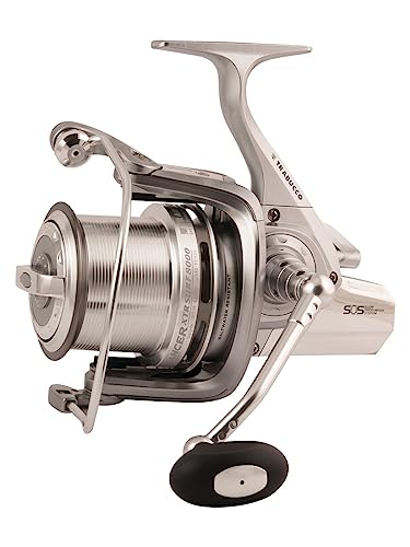  Trabucco Mulinello da Pesca Lancer XTR 8000 per Pesca a Fondo Surfcasting Beach Ledgering da Lancio con Babina Grande Che Permette la Fuoriuscita Fluida del Filo per Raggiungere Distanze Maggiori