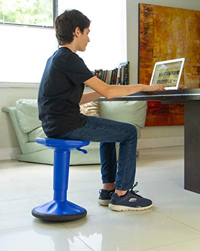 Image of Adjustable Wobble Stool - Wobble Chair Middle and High School Students - Flexible Seating for Classrooms - Adjusts from 17 inch - 23 inch