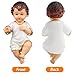 ARTIBETTER 4 pcs Religious Holy Child Ornament Resin Nativity Figurine Infant Jesus Figurine Stocking Stuffer Treats Plastic Desktop Christ Jesus Statue niño Baby White Model Christmas
