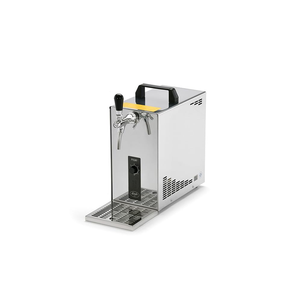 Tireuse a biere, PYGMY 25, machine a biere, Refroidisseur à sec 1 sortie en acier inoxydable, pompe a biere 30 litres/h, Green Line