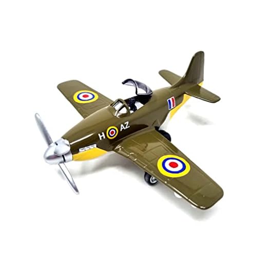 PLAYJOCS GT-8159 Avion militaire, avion jouet pour enfants et collectionneurs.