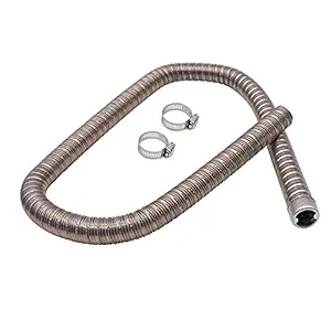 36061100 337390 Exhaust Pipe with Clamps Replacement for Eberspacher/Webasto Heaters 22CM