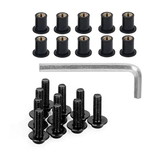 �ɓK�����郄�}�n MT09 MT-07 YZF R1 R6 R3 R25�p �o�C�N�p�E�C���h�V�[���h�l�W�L�b�g �E�C���h�X�N���[���Œ�i�b�g �{���g �I�[�g�o�C�̃t�F�A�����O �{���g �i�b�g �L�b�g(��)