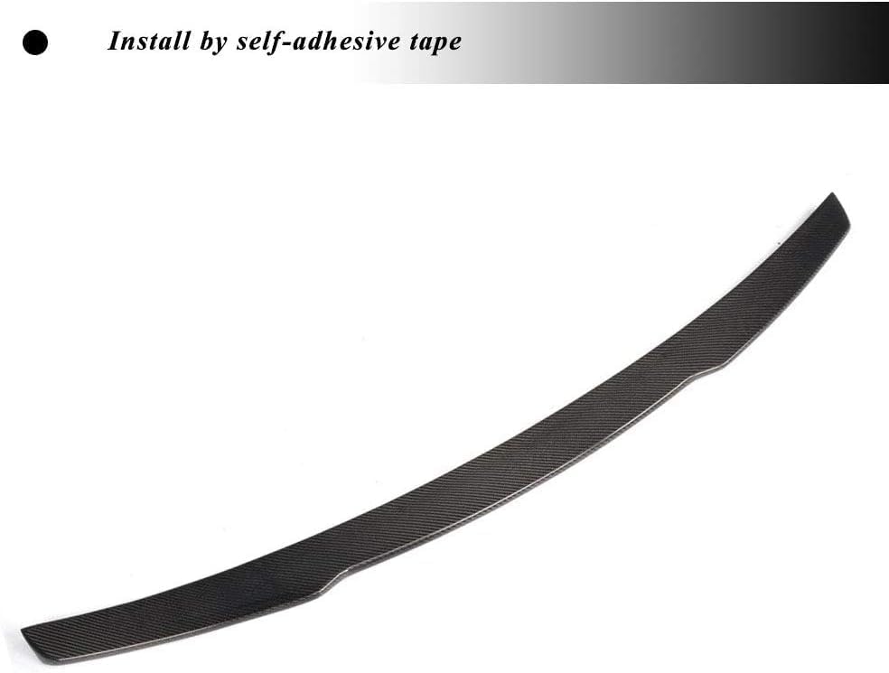 Rear Spoiler Wing Spoiler for Jaguar XE 2015-2018,Carbon Fiber Spoiler Wing Sport Cars Rear Spoiler Car Styling Kits,Improves Car Stability Accessories