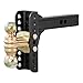 CURT Manufacturing 45900 Channel-Style Adjuastable Dual Ball Mount