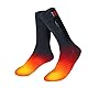 LPCRILLY Wiederaufladbare elektrische Heizsocken, Fußwärmer Heizsocken für Männer und Frauen, Thermosocken Motorrad- und Fahrradfahren,Camping, Wandern,Fischen,Skifahren im kalten Winter M