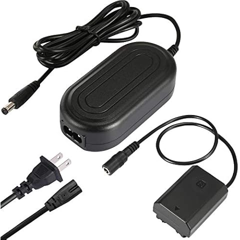 PowEver NP-FZ100 Camera AC Power Adapter Dummy Battery Charger Kit for Sony Alpha A7III A7S III A7R IV A7RIII A9 A9R A9S A6600 Cameras Cover