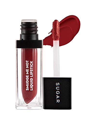 Image of SUGAR Cosmetics Smudge Me Not Liquid Lipsticks for Women | Transferproof & Waterproof | Lasts 12+ Hours | Matte Lipstick | 4.5ml - 29 Scarlet Starlet (Orange Red)