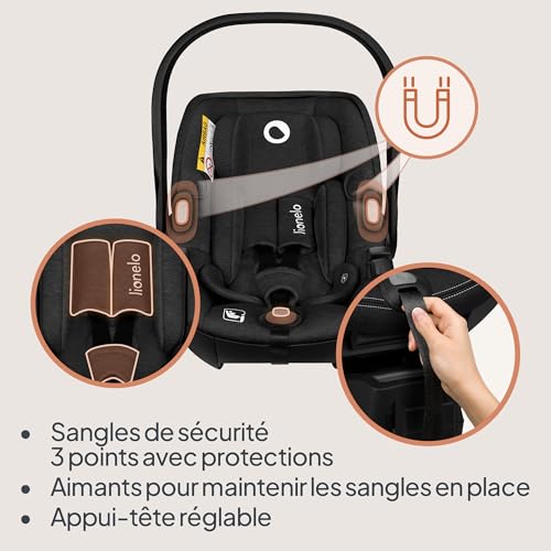 Siège auto bébé protégeant le cou de votre nourrisson avec appui-tête réglable - 5