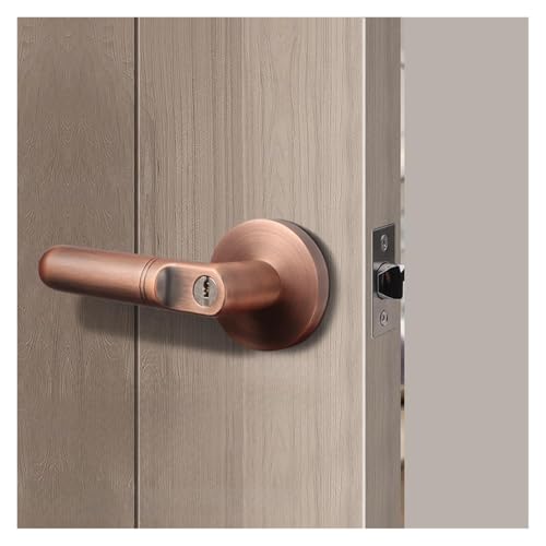 Manija de puerta con llave Honggu para renovar su dormitorio 2