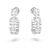 Imagen de Swarovski Pendientes de aro Matrix, Talla baguette