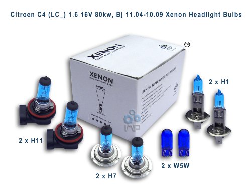 Ampoules H1 W5W effet xénon voiture, idéales pour la conduite de nuit