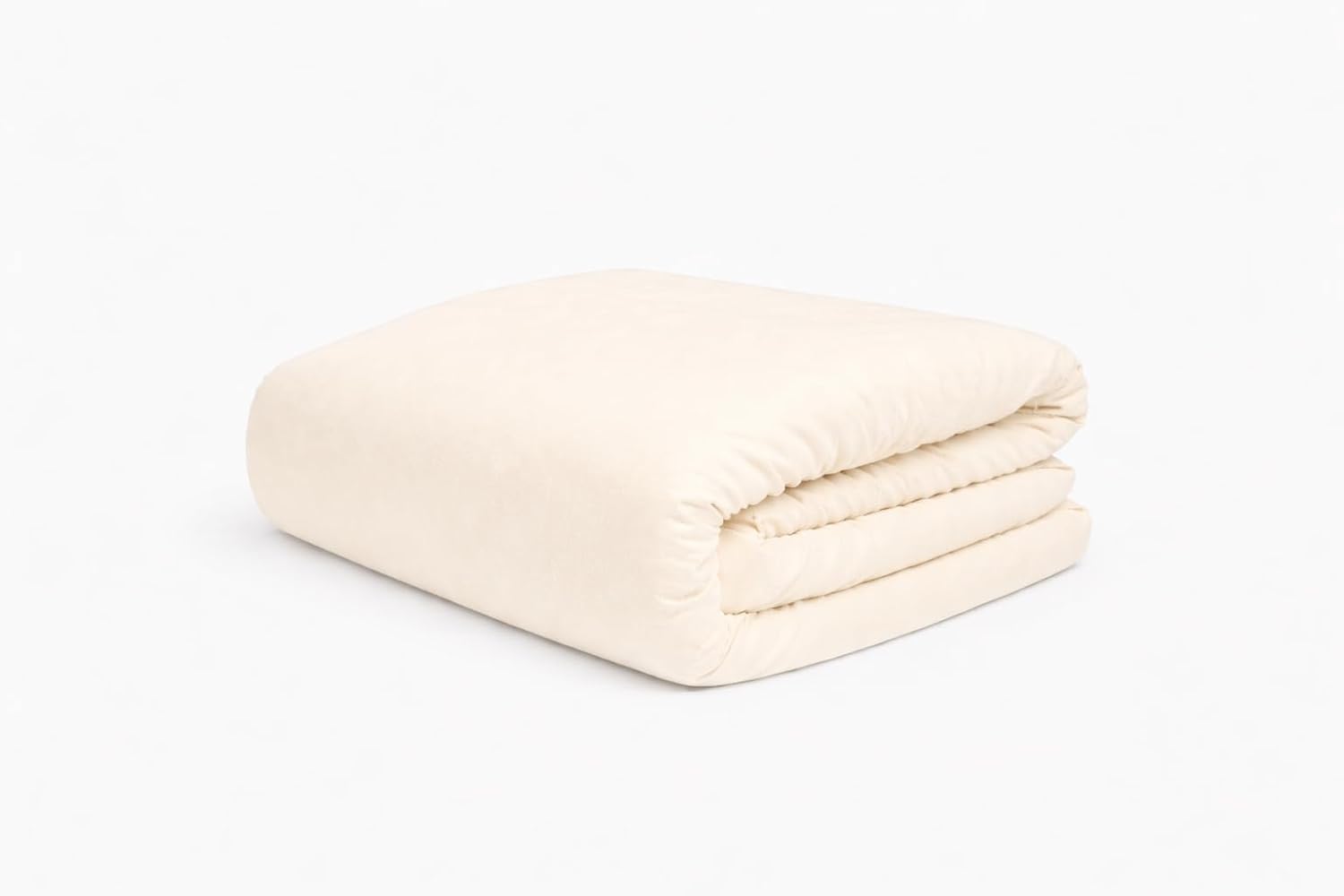 Night Zone Fitted Bed Sheet Non Iron Polycotton Soft Easy Care Percale 25cm Deep Pocket Fitted Sheet (Double, Cream)