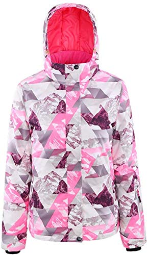 Veste de ski imperméable pour femme - Vêtement chaud idéal pour vos séjours en station