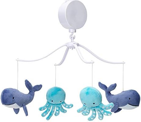 Bedtime Originals Musical Baby Crib Mobile, Whales Tale, Multicolor