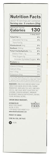 365 By Whole Foods Market 0099482438487 Natural Buttery Flavor Snack Crackers thumb #4