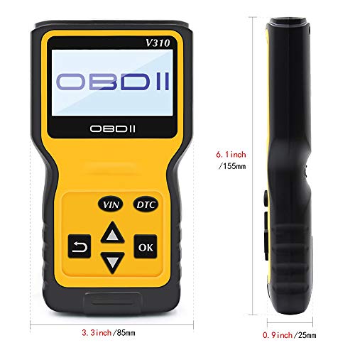 Kebert OBD2 Scanner, Enhanced Universal Car OBD Fault Code Reader Professional OBD Auto Scanner Wired Car Check Engine Light Error Analyzer Diagnostic Scan Tool for All OBD II Protocol Vehicles1996+ - Thumbnail 5