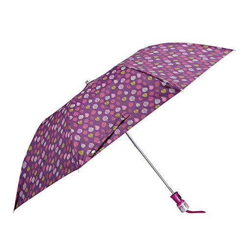 Image of THE CLOWNFISH Umbrella 2- Fold Auto Open Waterproof 190 T Polyester Double Coated Silver Lined Umbrellas For Men and Women