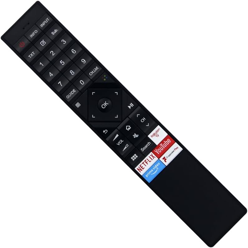 BETAM Compatible with H/isense ERF6B62H EN3A70 H55O8BUK ERF3B70H TV Remote Control