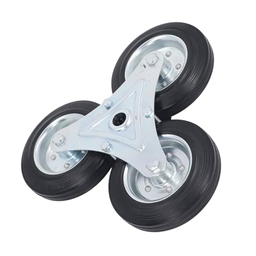 Roue d'escalade de service diable chariot caoutchouc conception triangulaire 300lb