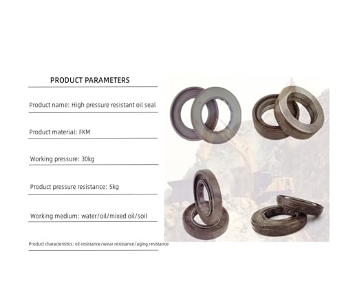 Joint d'étanchéité pour réparer une pompe hydraulique bague - 6
