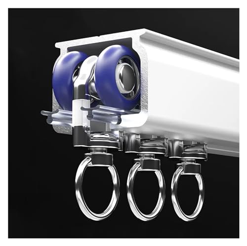 Heavy Duty Ceiling Mount Curtain Track for Drapes, Commercial Grade Straight Rail for Room Dividers, Living Room