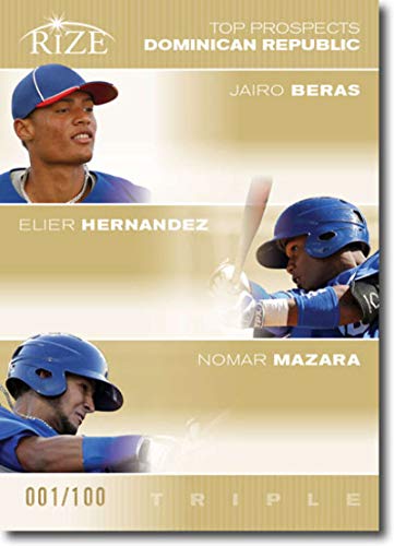 2012 Leaf Rize Draft Gold Top Prospects Triple #MS-JS-BB Miguel