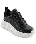DKNY Women's Lacombe-Lace Up Sn Sneakers, Black, 5 UK