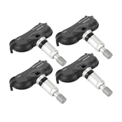 Partuto Tire Pressure Sensor No.42753TY2A51 Car Inner Tire Pressure Monitoring Sensor for Acura TL 2009-2014 Metal Rubber Plastic Black Durable 4Pc