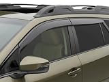 Subaru 2022-2025 Subaru Outback Wilderness & Onxy Side Window Deflectors F001SAN100 Genuine Black 4 Set Genuine Factory