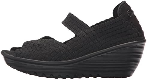 Bernie Mev womens Halle Wedge Pump, Black, 6-6.5 US | Image 7