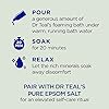 Dr Teal's Foaming Bath with Pure Epsom Salt, Relax & Relief with Eucalyptus & Spearmint, 34 fl oz (Pack of 4)