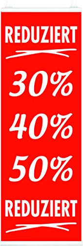 Sale-Banner Langbahn - Auffälliger Rabatt-Plakat Für Schaufenster & Wände