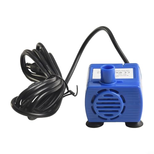 Repuesto de bomba de fuente de agua para mascotas ultra silenciosa, alimentador eléctrico de baja potencia de 2 W con ventosas fuertes y cable de 5 pies para beber gatos y perros
