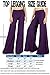 TOP LEGGING TL Women's Versatile Comfy Wide Leg Long Boho Maternity Palazzo Gaucho Pants Black XLarge