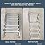 LYNMTPJ Concertina Loft Ladder Alloy Attic Access Ladder Aluminum Folding Attic Stairs Home Loft Ladder Heavy Duty Ladder for Household Daily Stable Load-Bearing (3.5 3.8m/140)