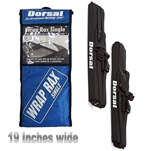 Dorsal Universal Soft Racks With Car Roof Pads Tie Down Straps Storage Bag For Surfboards Kayak Canoe Paddleboards 20" Inch #TOP5