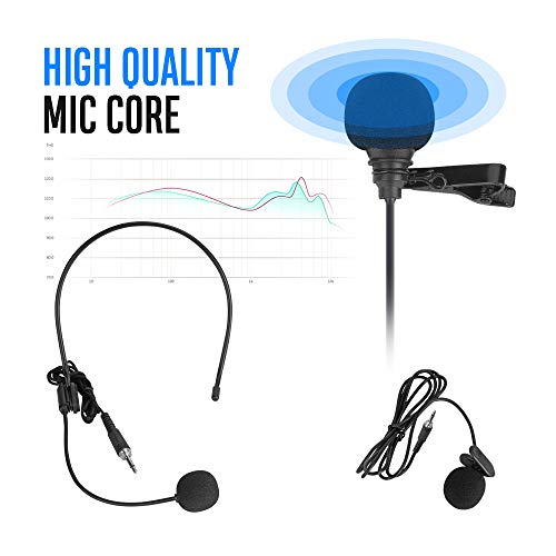 D Debra Audio D-440 !!!Uhf 4-Channel Wireless Microphone System With 4 Cordless Mics, Home Karaoke Ktv Set, Ideal For Party, Church, Weddings, Stage, Dj, Outdoor, 300 Ft (4 Bodypack) #TOP6