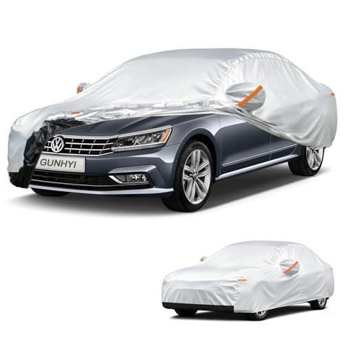 Image of GUNHYI Car Cover Custom Fit Volkswagen Passat (1996-2026) Waterproof for Automobiles, Oxford Sun Rain Dust Snow Protection (Ships from US Warehouse, Delivery 3-8 Days)