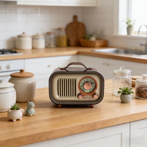 Radio Portátil PUSOKEI AM FM SW Bluetooth Recargable miniatura 4