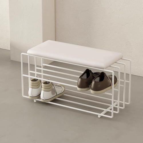 Banc à chaussures robuste avec assise pour optimiser les petits espaces - 6