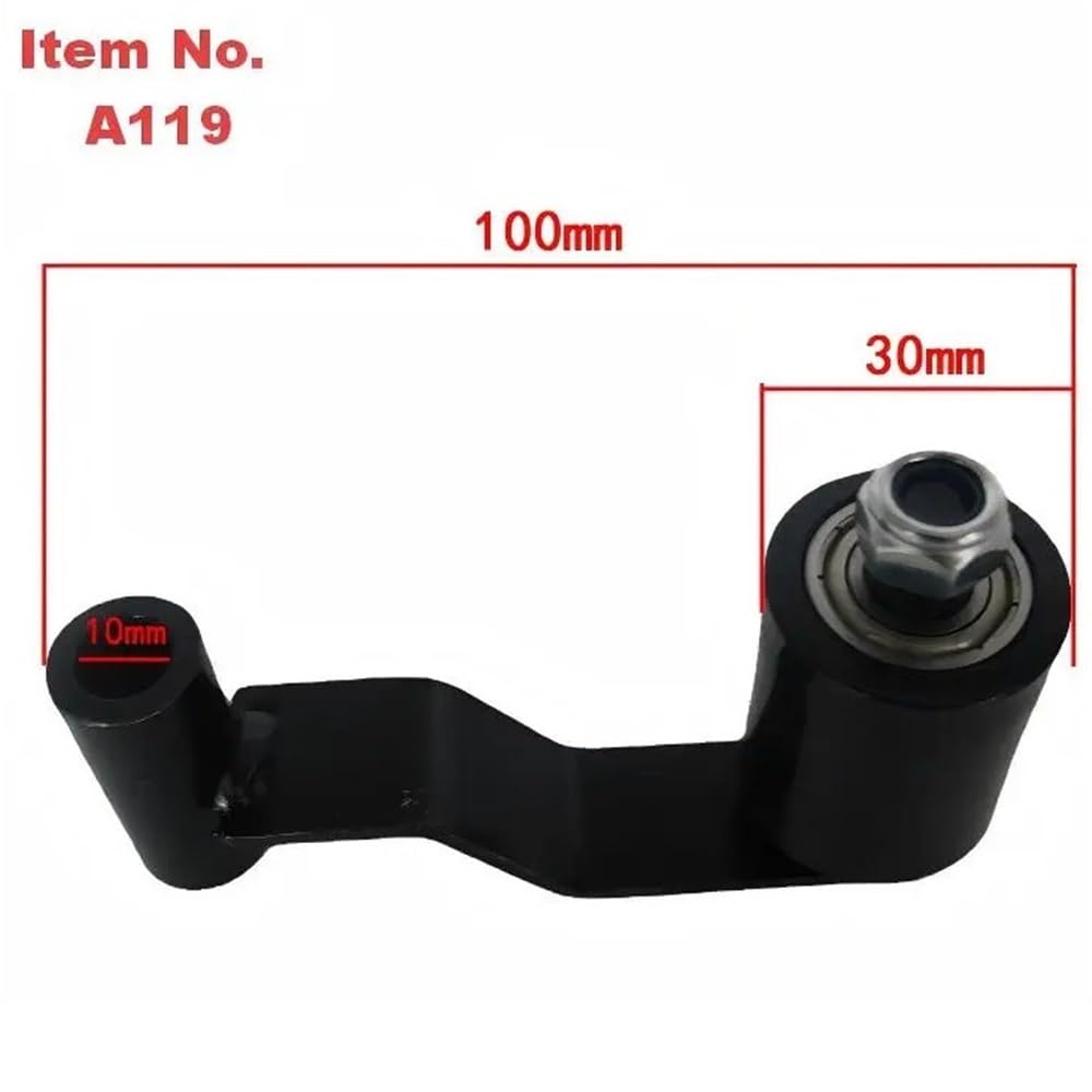 Tendeur de chaîne, rouleau tendeur adapté for 110 125 150 200 250 300CC ATV Quad ajusteur tendeur coulissant R2LC