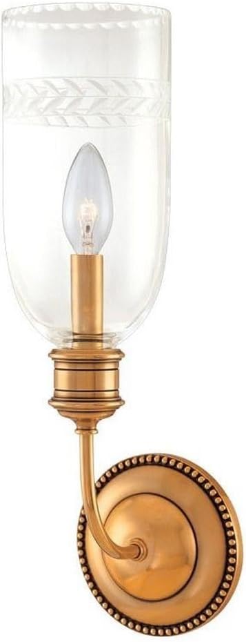 Hudson Valley Lighting Lafayette Collection - One Light Wall Sconce-Aged Brass Finish
