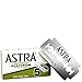10 Astra Superior Platinum Double Edge Razor Blades For Professional Barbers And Traditional Shaving Enthusiasts