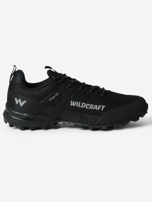Image of Wildcraft Stylish Men Volga NX Low Ankle Outdoor Shoes- Denim Black
