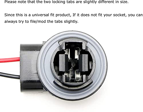 Ijdmtoy (2 Hyper Flash Fix Error Free Wiring Adapters Compatible With 3156 3056 3356 Led Turn Signal Light Bulbs #TOP2